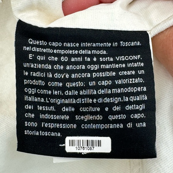 Violanti for Searle made in Italy form fitting lightweight button down jacket - Picture 8 of 12